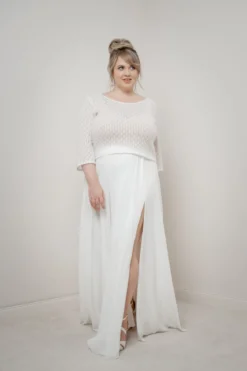 Plus Size Unterziehtop – Majvi Rosé noni Curvy