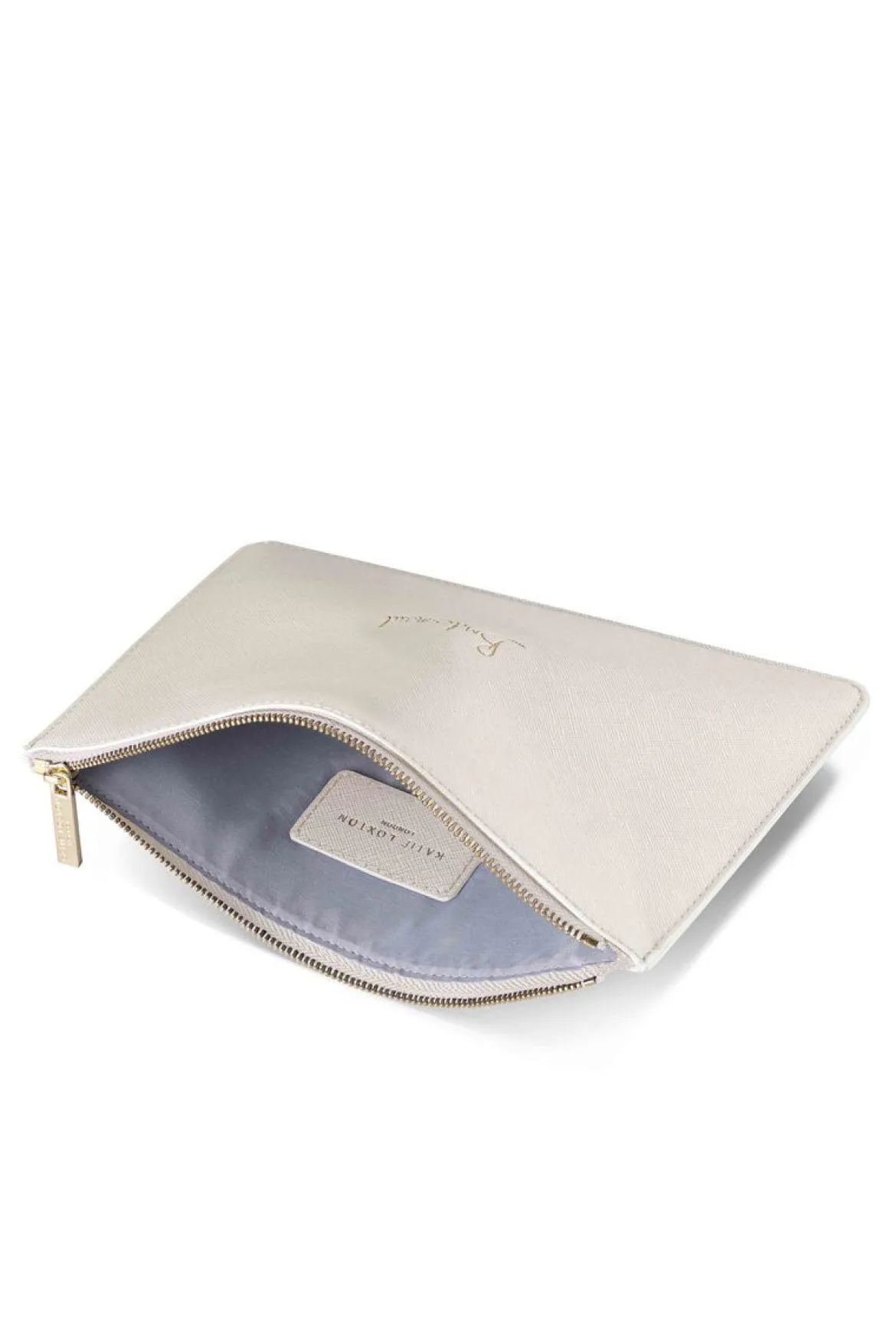 Pouch in Metallic White "Bridesmaid" – Katie Loxton