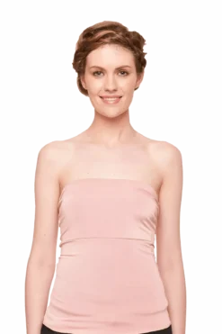 Rosafarbenes Unterziehtop – Long Jersey Bandeau Blush Twobirds