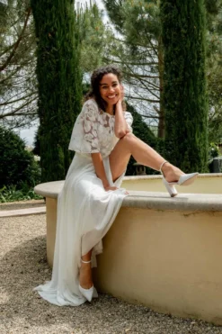 Satin-Brautschuhe in Ivory – Liberty | The Perfect Bridal Company