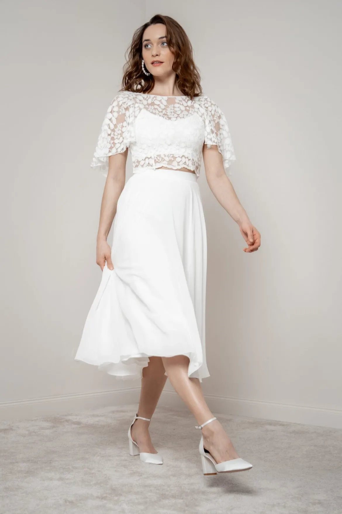 Satin-Brautschuhe in Ivory – Liberty | The Perfect Bridal Company