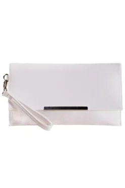 Satin Clutch – Kayla Ivory Dyeable | The Perfect Bridal Company