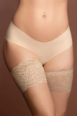 Schenkelbänder aus elastischer Spitze – Bye Bra
