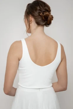 Schlichtes Braut Top – Ilvy noni