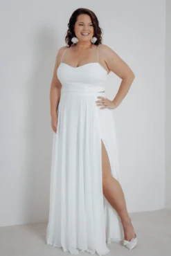 Schlichtes Top mit Herzausschnitt – Pina noni Curvy