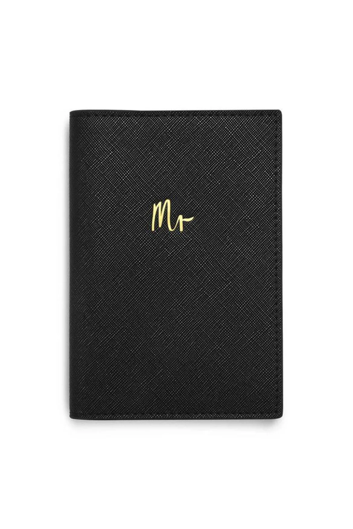 Schwarze Reisepasshülle für den Bräutigam – Katie Loxton