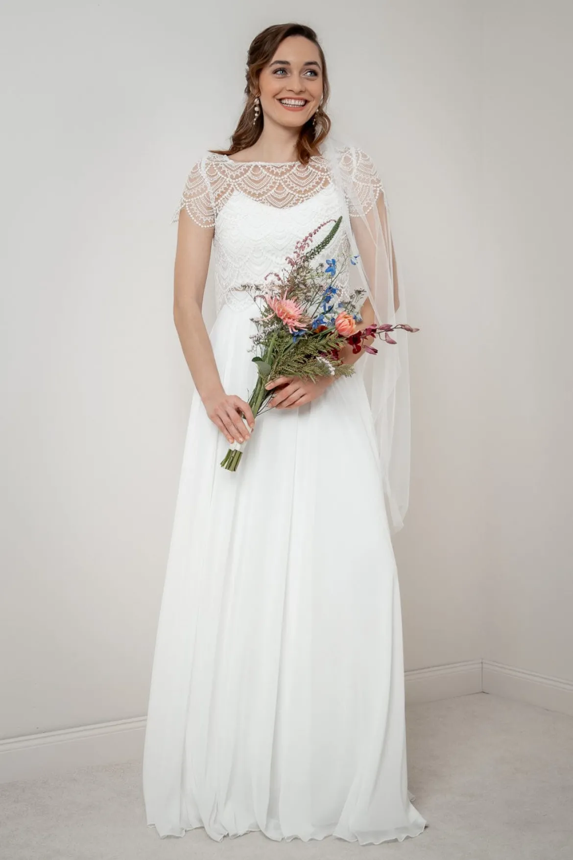 Schwingender Maxi-Chiffonrock – Mireya noni