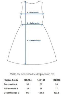 Süßes Kleid für Blumenmädchen