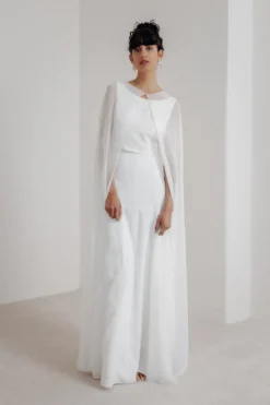 Showroom Only: Chiffon Braut Cape – Philia noni Selected
