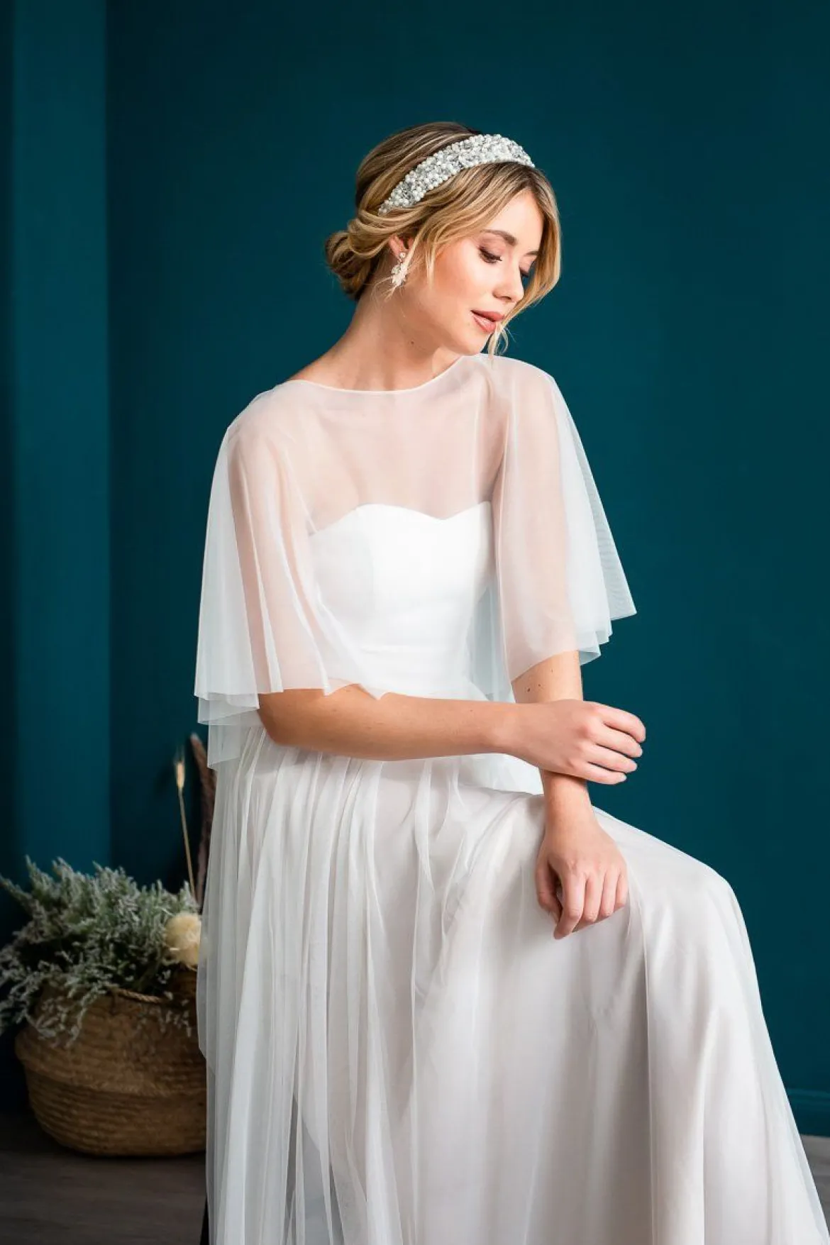 Showroom Only: Kurzes Tüll-Cape – Lukida noni Selected