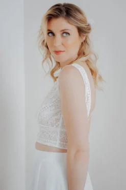 Showroom Only: Ärmelloses Top mit tiefem Ausschnitt – Jala noni Selected