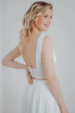 Showroom Only: Ärmelloses Top mit tiefem Ausschnitt – Jala noni Selected