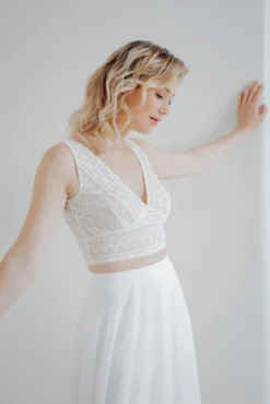 Showroom Only: Ärmelloses Top mit tiefem Ausschnitt – Jala noni Selected