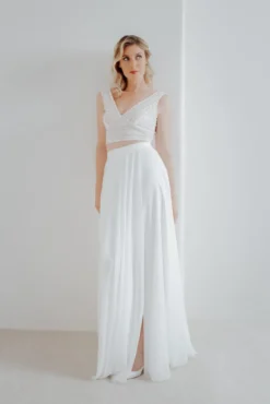 Showroom Only: Ärmelloses Top mit tiefem Ausschnitt – Jala noni Selected