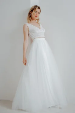 Showroom Only: Ärmelloses Top mit tiefem Ausschnitt – Jala noni Selected