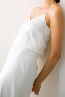 Showroom Only: Satin Braut Top – Minoa noni Selected