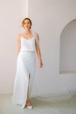 Showroom Only: Satin Braut Top – Minoa noni Selected