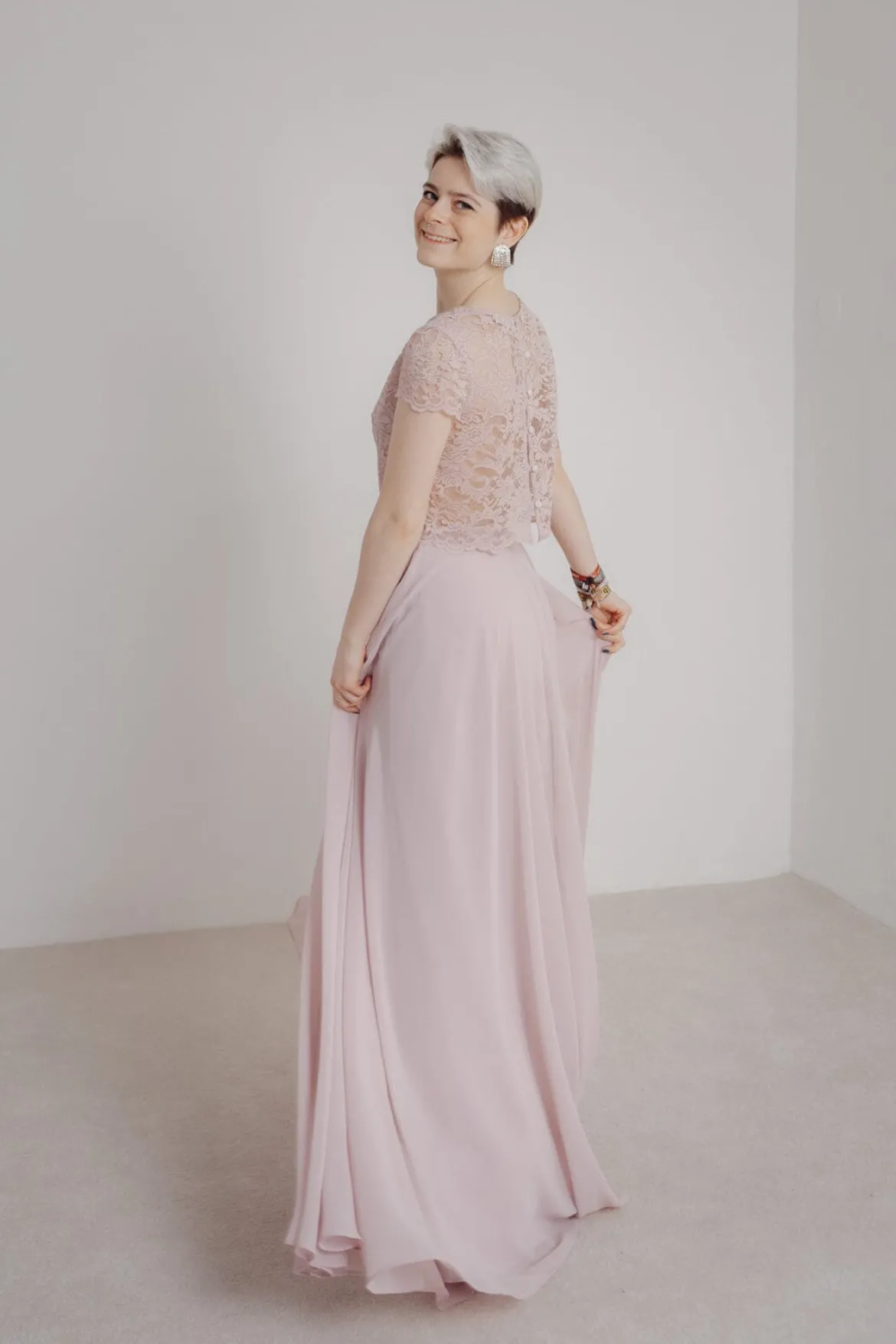 Spitzen-Top – Lilja Rosé Sanna Lindström