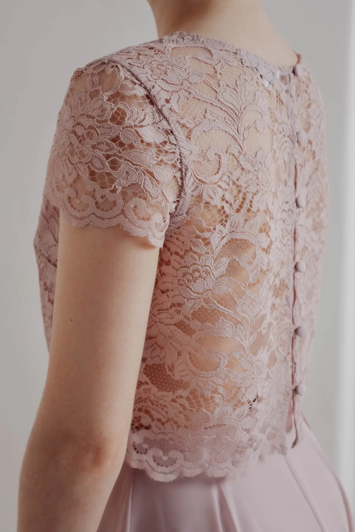 Spitzen-Top – Lilja Rosé Sanna Lindström