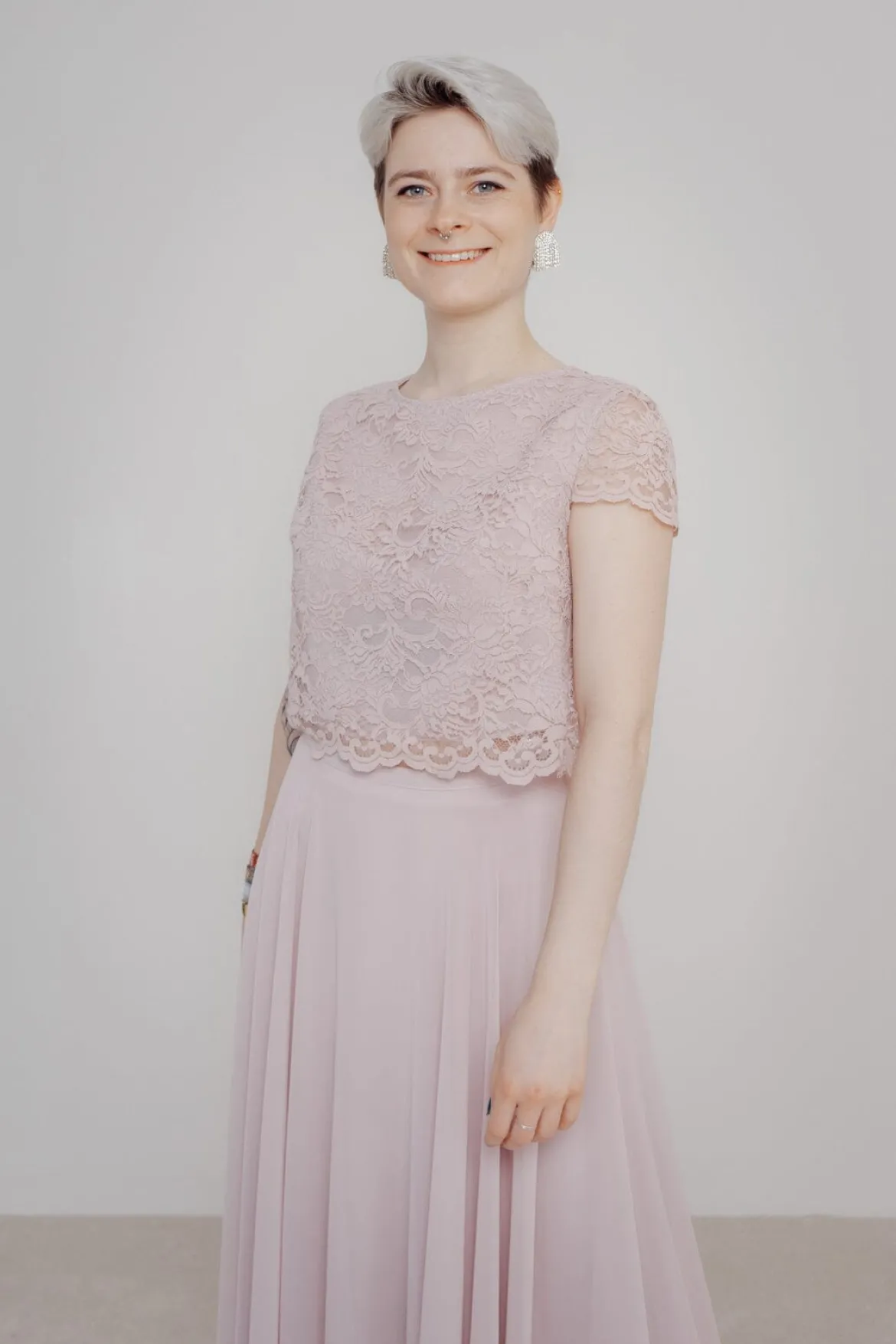 Spitzen-Top – Lilja Rosé Sanna Lindström