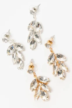 Strass-Ohrstecker für die Hochzeit