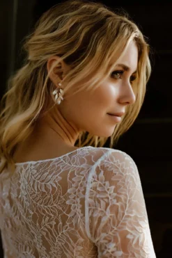Strass-Ohrstecker für die Hochzeit