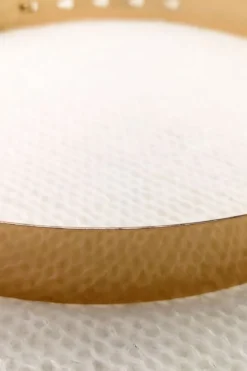 Stylisher Brautgürtel aus goldfarbenem Metall