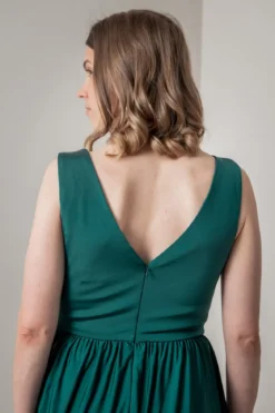 Tiefgrünes Brautjungfernkleid | Eliza & Ethan