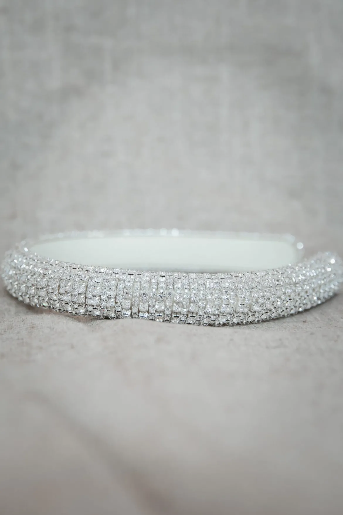 Verzierter Haarreif – Crystal White | Weat