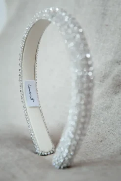 Verzierter Haarreif – Crystal White | Weat