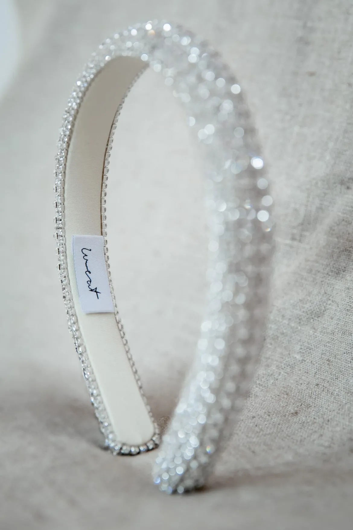Verzierter Haarreif – Crystal White | Weat