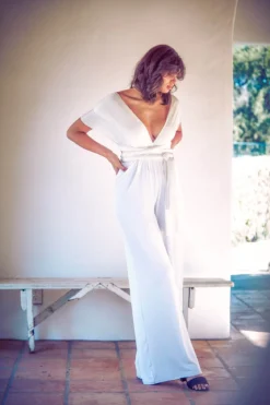 Wandelbarer Einteiler – Jumpsuit Convertible Ivory Twobirds