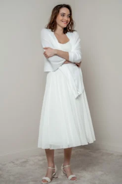 Weiche Braut Stola in Ivory