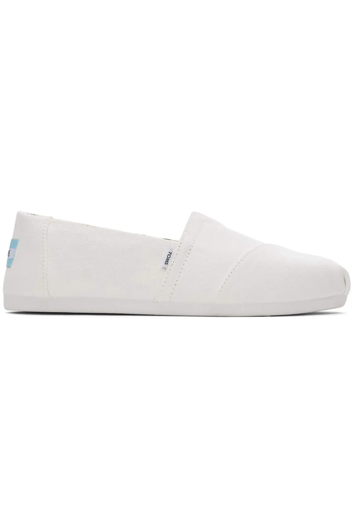 Weiße Espadrilles aus recycelter Baumwolle – TOMS Alpargata