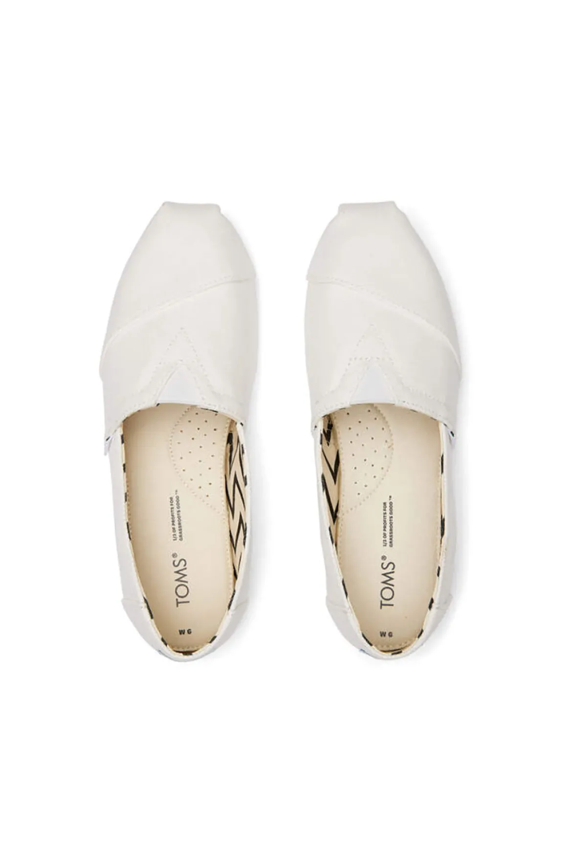 Weiße Espadrilles aus recycelter Baumwolle – TOMS Alpargata